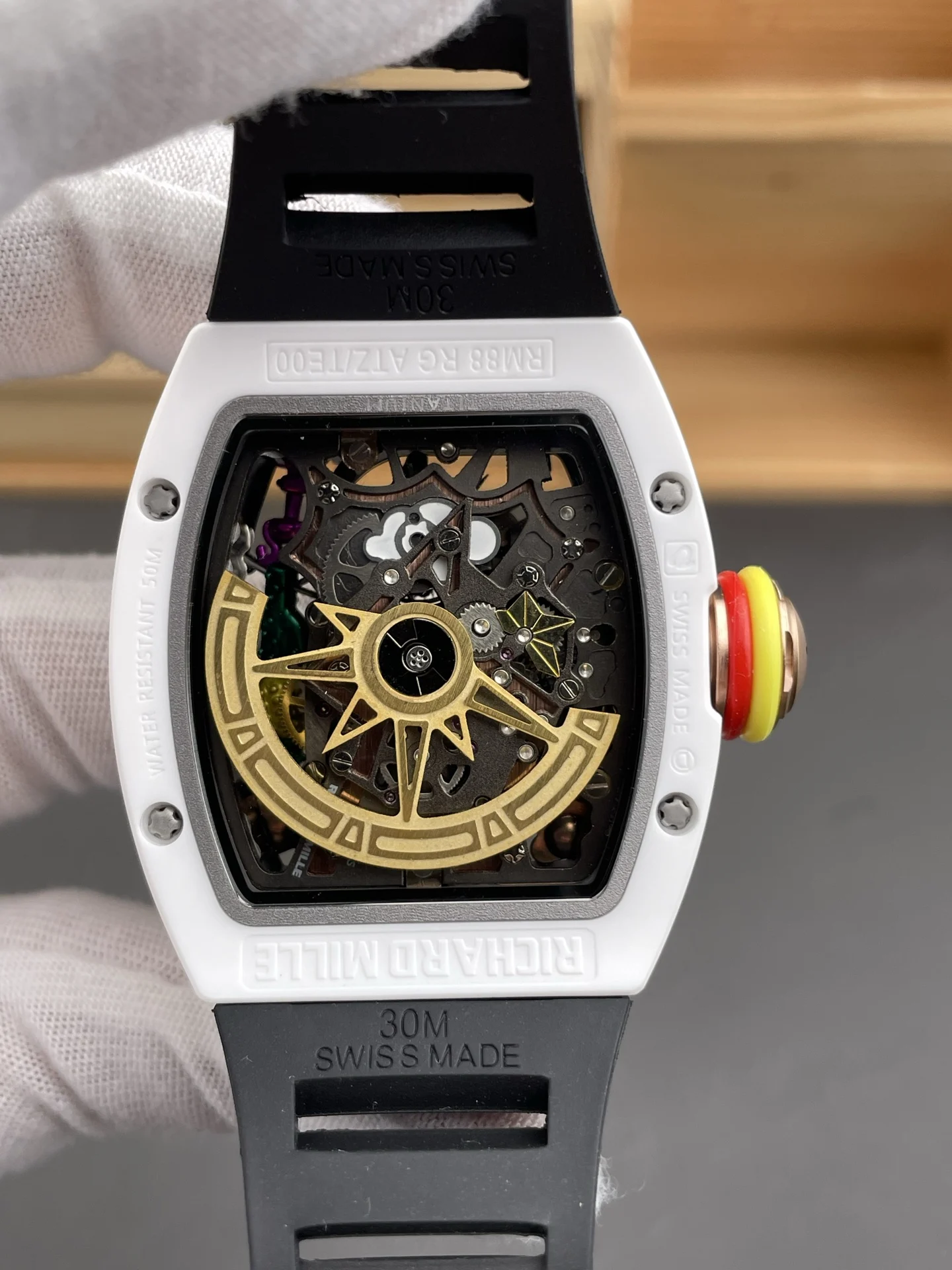 Richard Mille RM RM 88 48 × 39.7mm — photographed off the sweep
