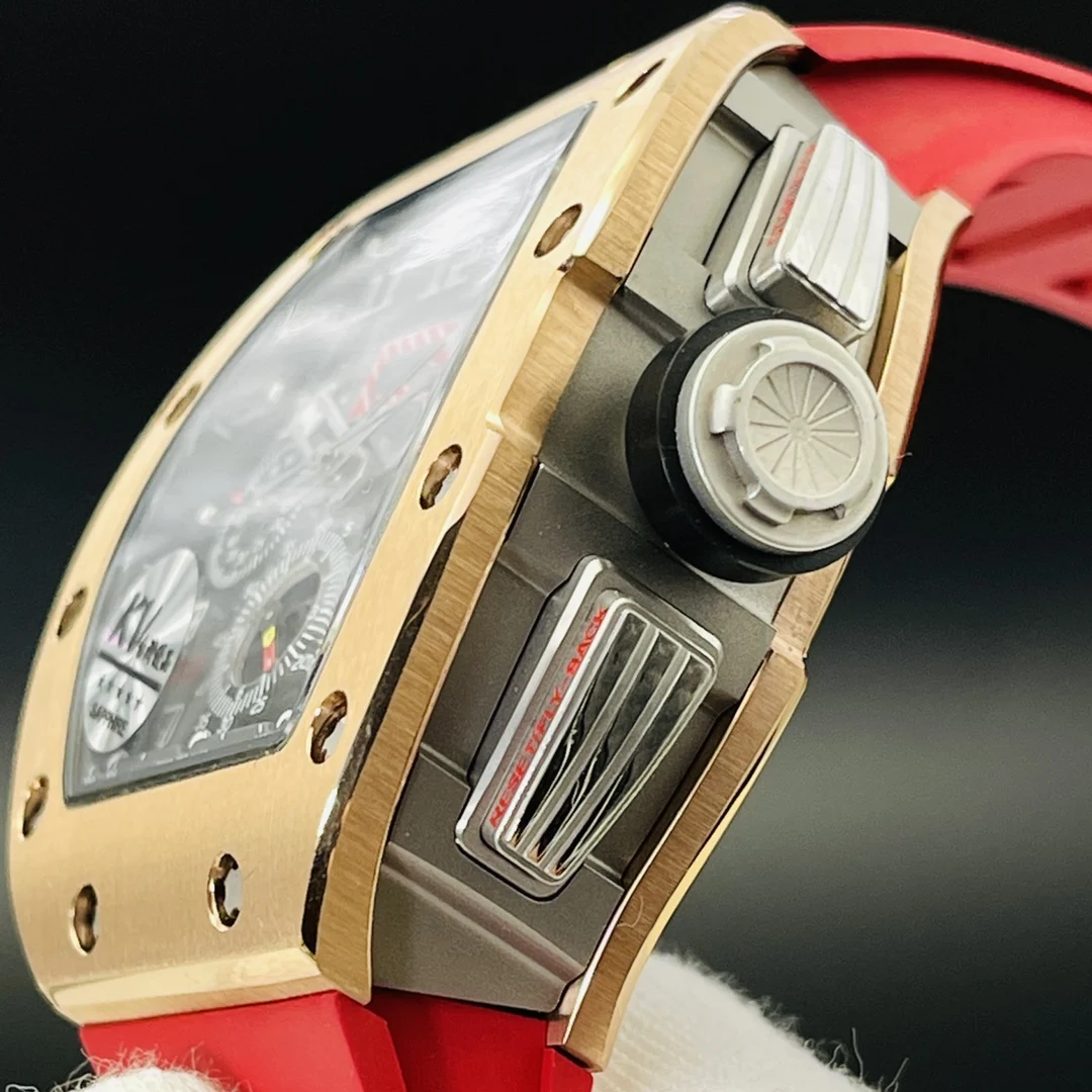 Richard Mille RM Titanium Black Dial RM 011 — photographed off the sweep