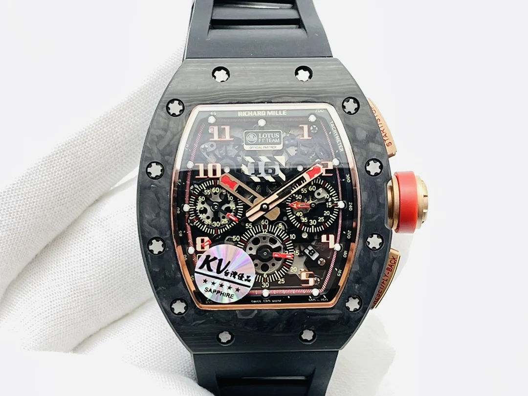 Richard Mille RM Titanium Black Dial RM 011 — detail