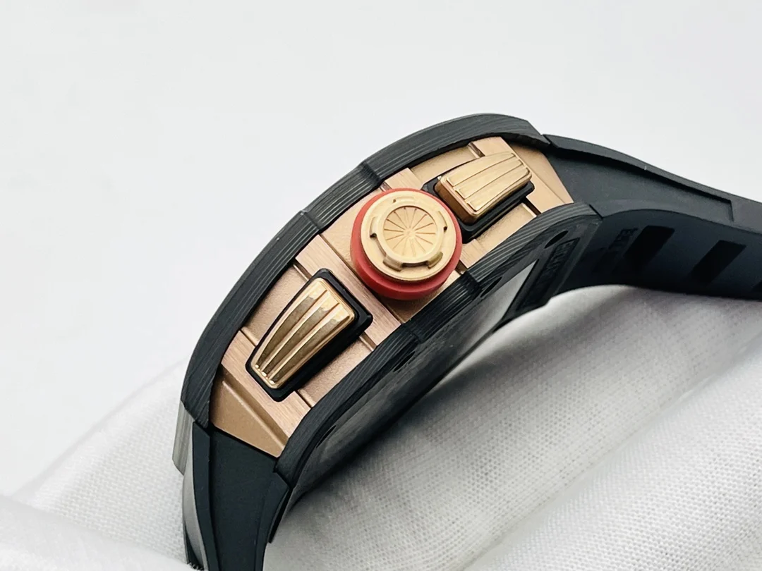 Richard Mille RM Titanium Black Dial RM 011 — photographed off the sweep