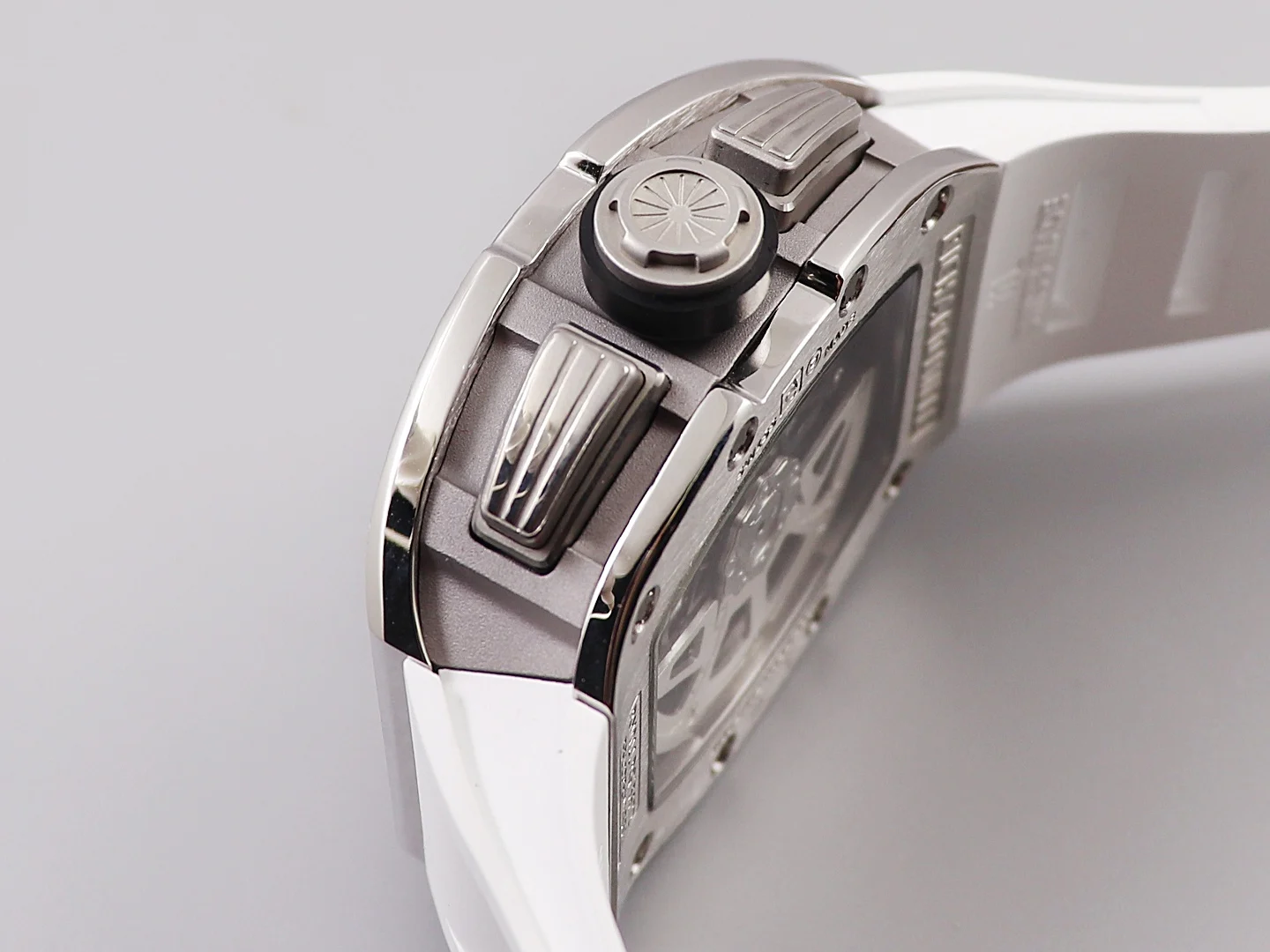 Richard Mille RM Titanium Black Dial RM 011 β photographed off the sweep