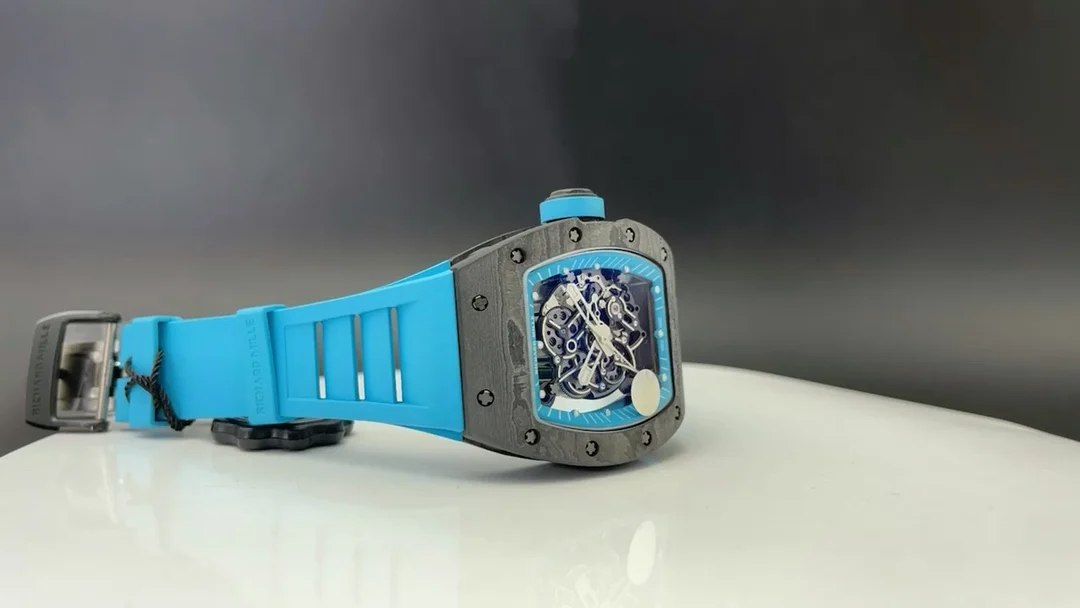 Richard Mille RM Titanium Black Dial RM 055 — photographed off the sweep