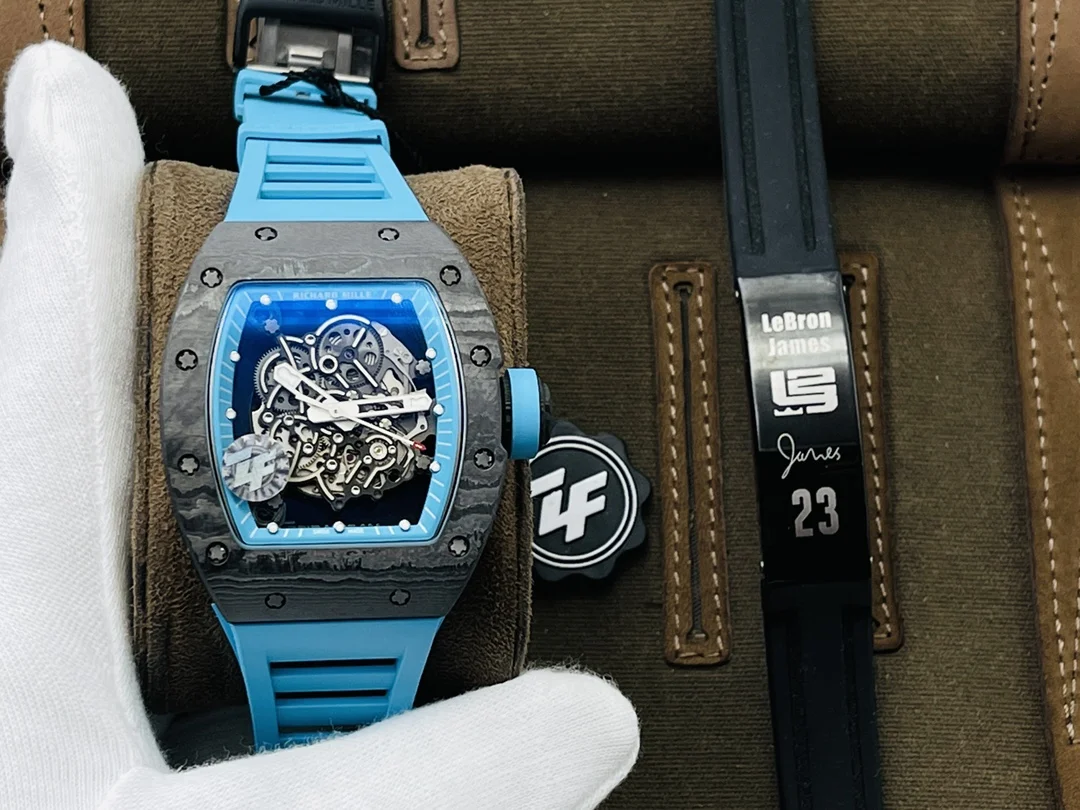 Richard Mille RM Titanium Black Dial RM 055 — photographed off the sweep
