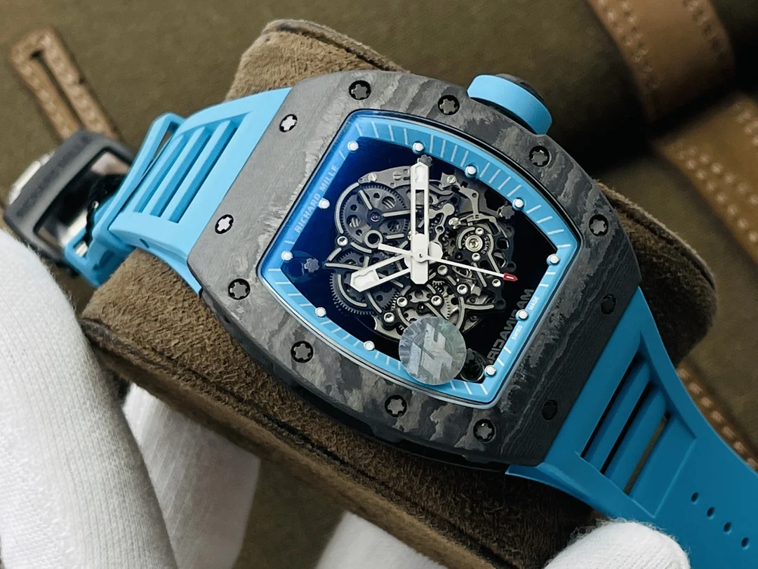 Richard Mille RM Titanium Black Dial RM 055 — photographed off the sweep