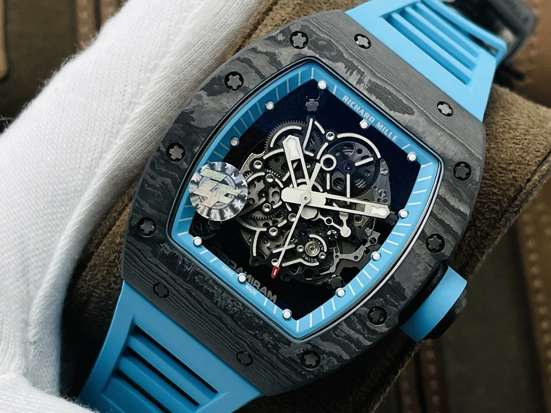 Richard Mille RM Titanium Black Dial RM 055 — photographed off the sweep