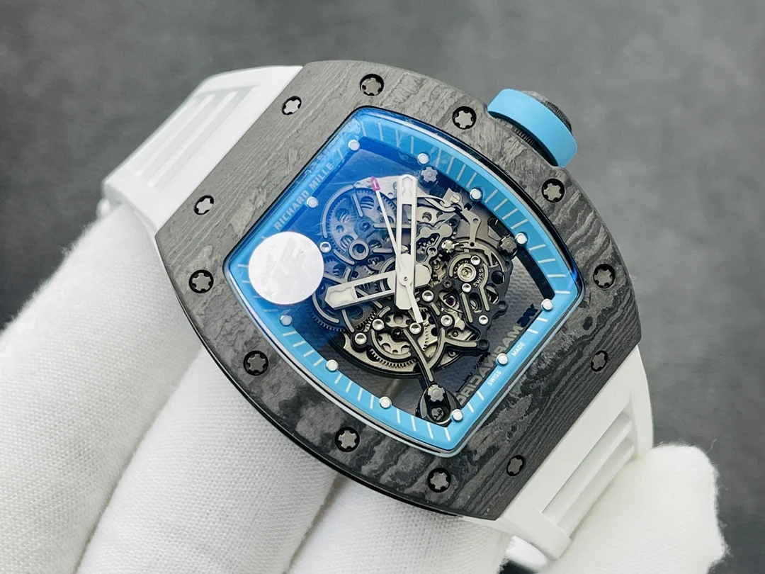 Richard Mille RM Titanium Black Dial RM 055 — photographed off the sweep