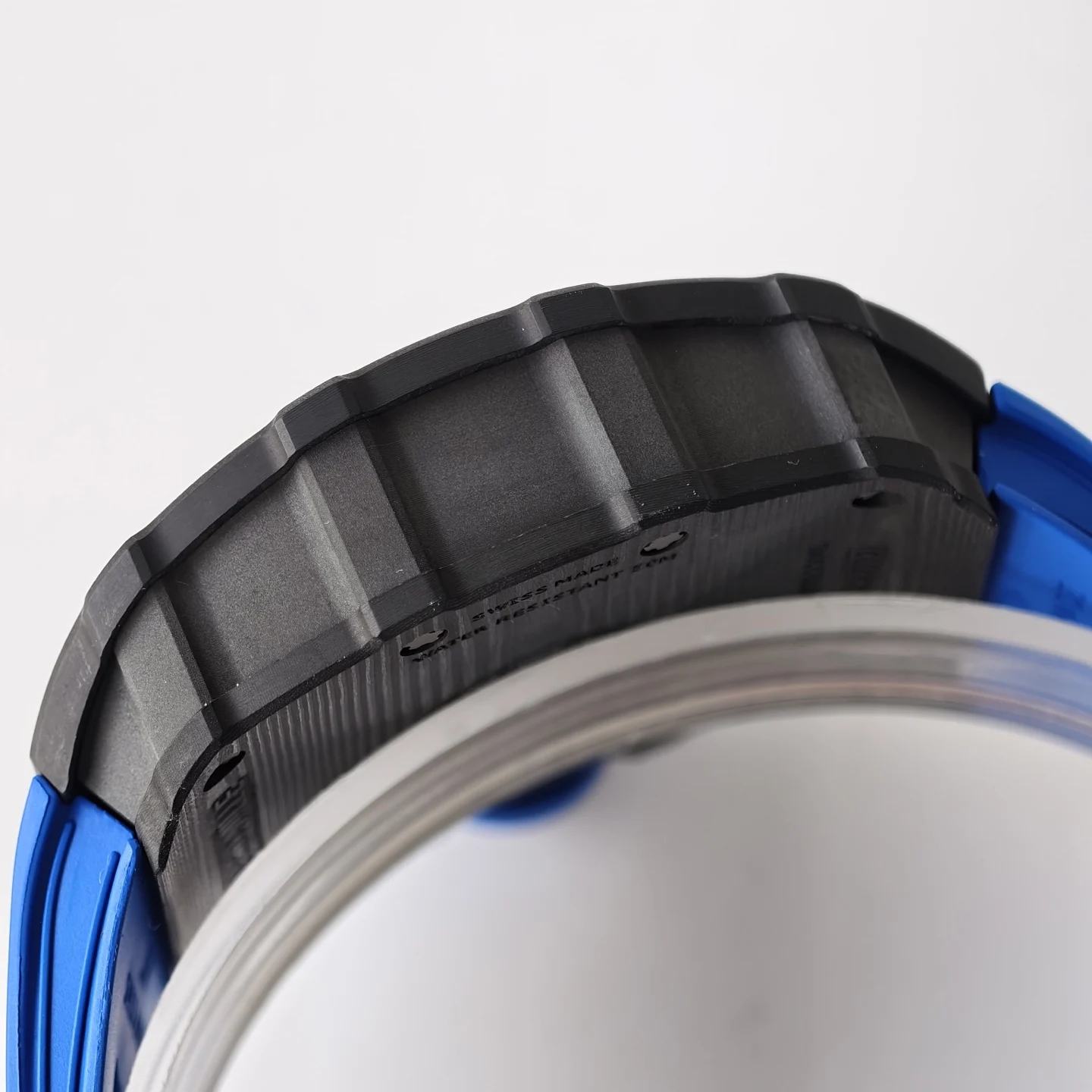 Richard Mille RM Titanium Purple Dial RM 35-01 — photographed off the sweep