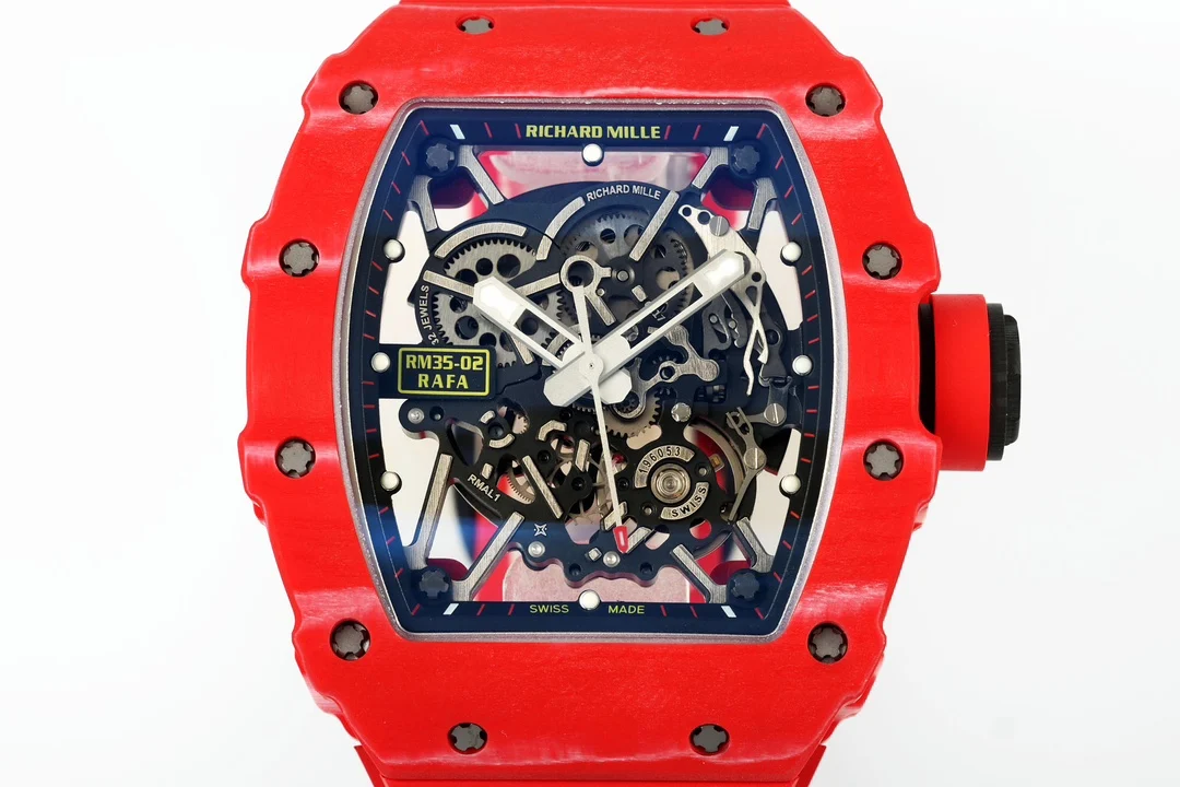 Richard Mille RM Titanium Red Dial RM 35-02 — detail
