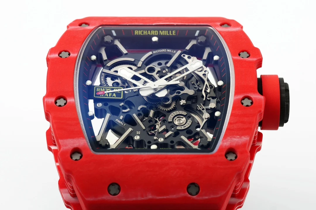 Richard Mille RM Titanium Red Dial RM 35-02 — detail