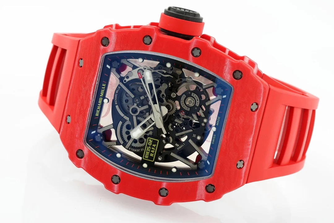 Richard Mille RM Titanium Red Dial RM 35-02 — detail