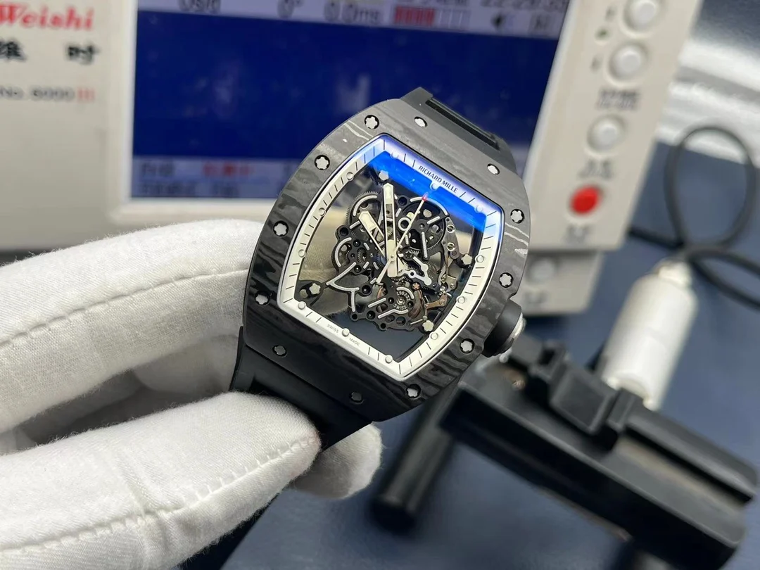 Richard Mille RM Titanium RM 055 — photographed off the sweep