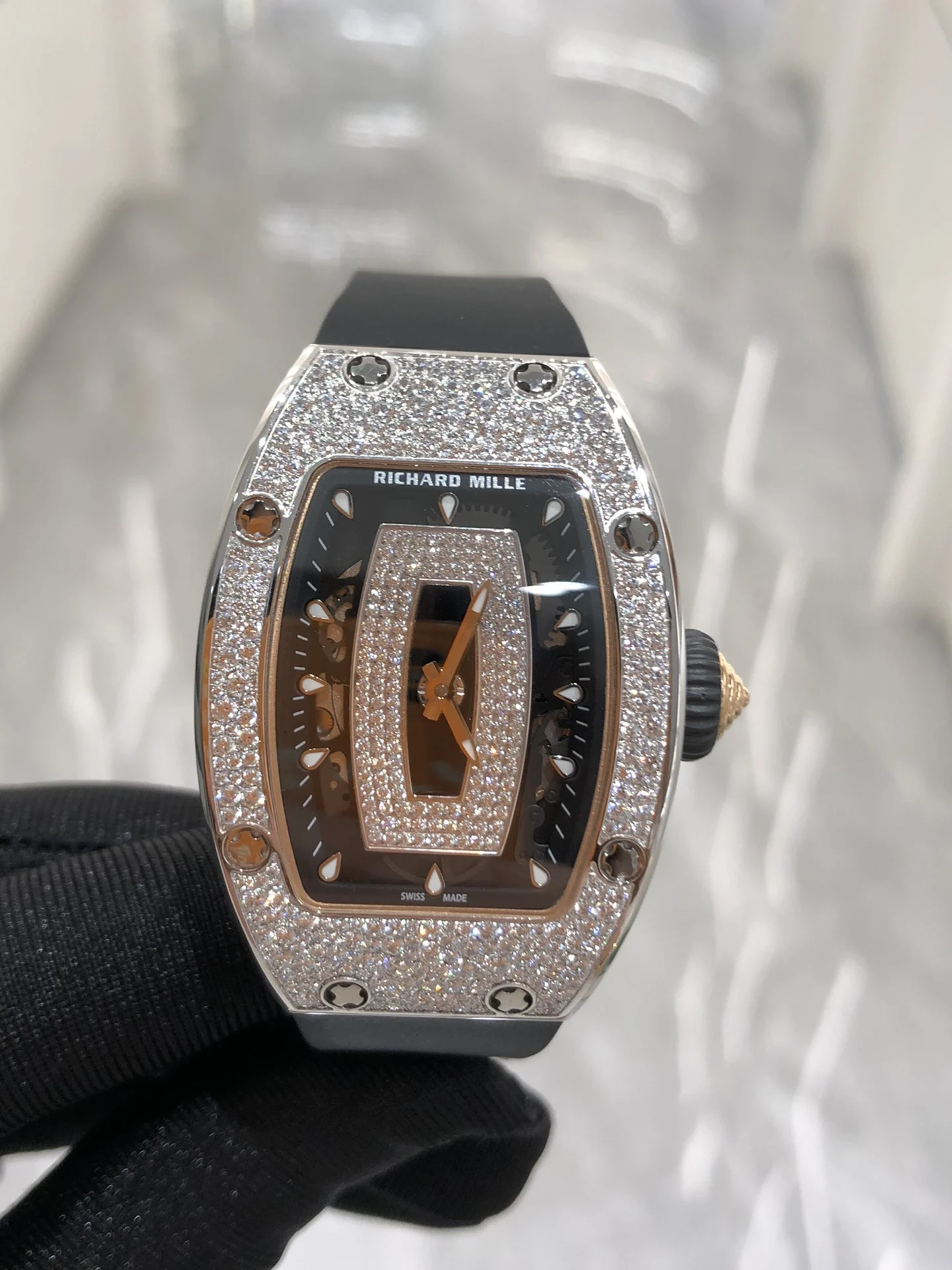 Richard Mille RM Titanium RM 07-01 — photographed off the sweep
