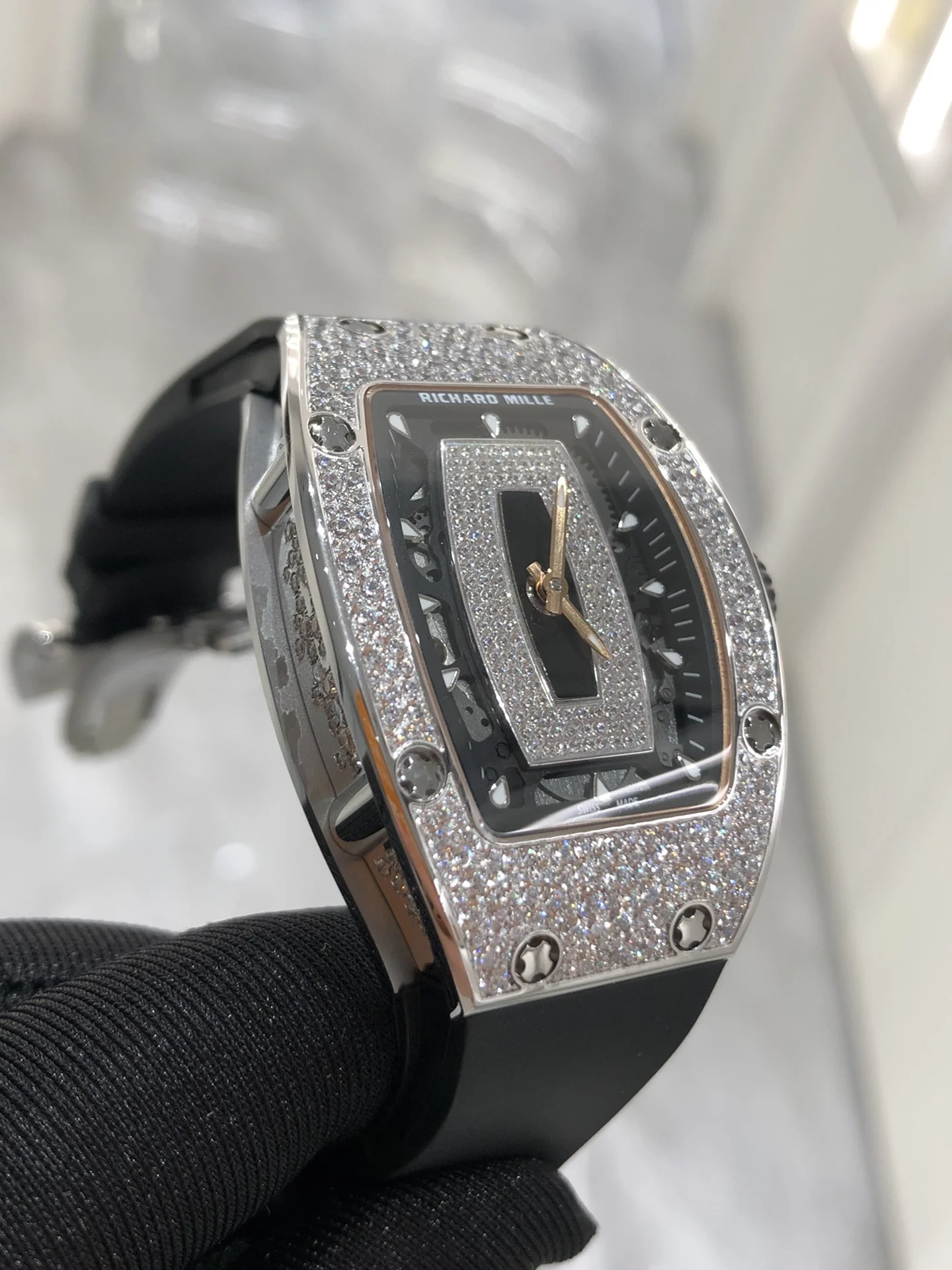 Richard Mille RM Titanium RM 07-01 — photographed off the sweep