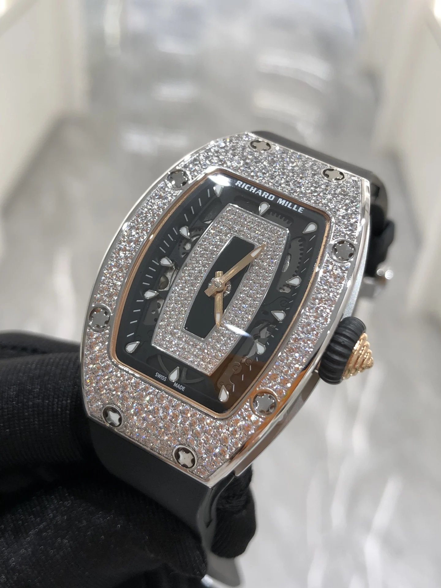 Richard Mille RM Titanium RM 07-01 — photographed off the sweep