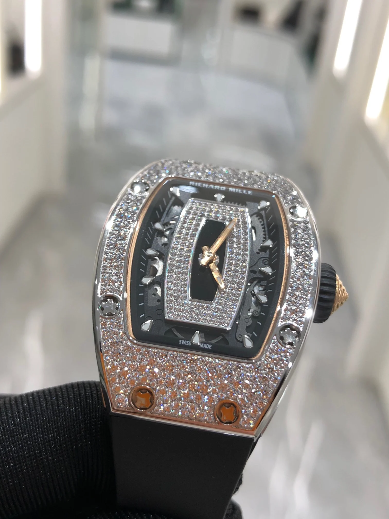 Richard Mille RM Titanium RM 07-01 — photographed off the sweep