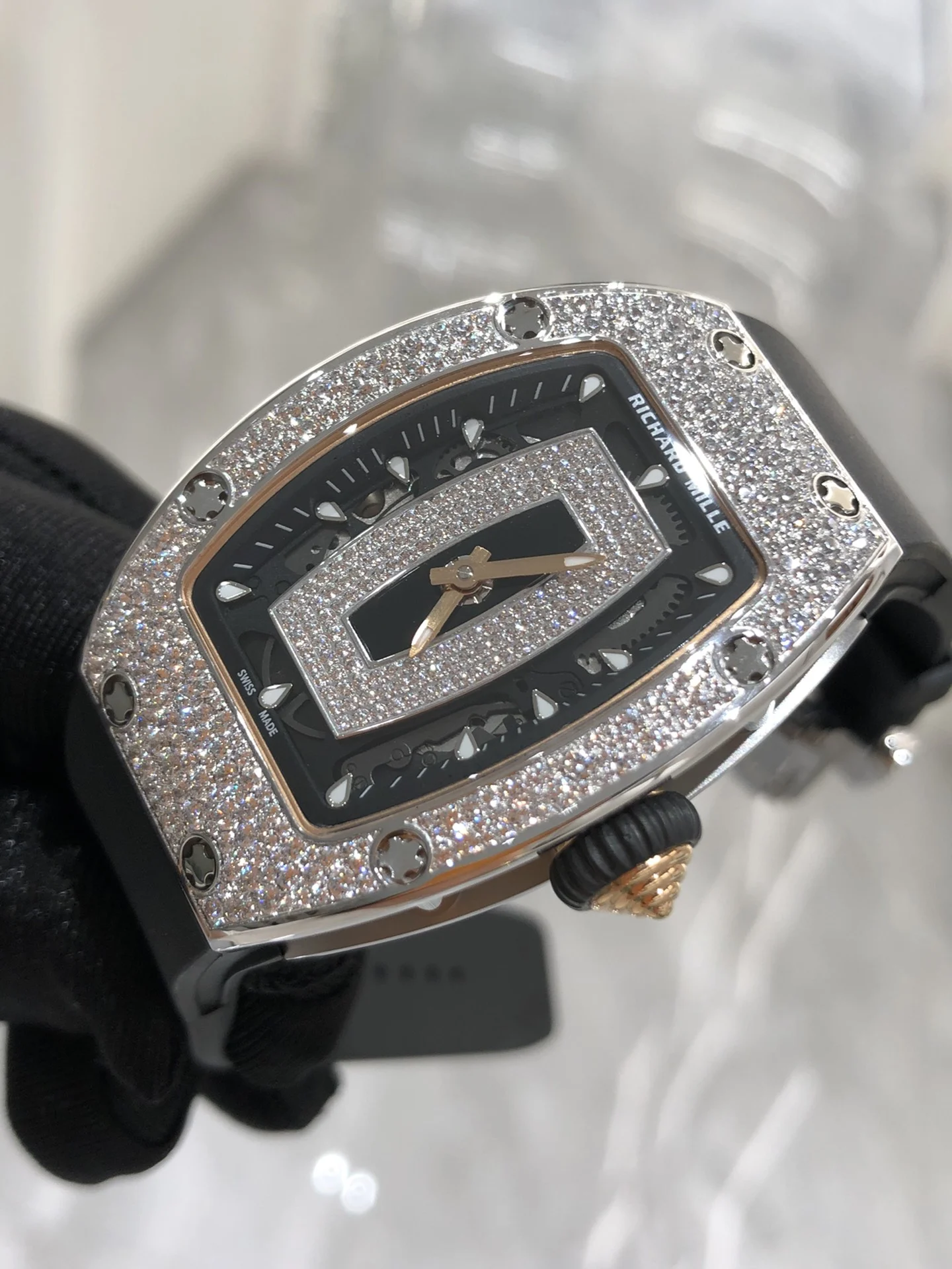 Richard Mille RM Titanium RM 07-01 — photographed off the sweep