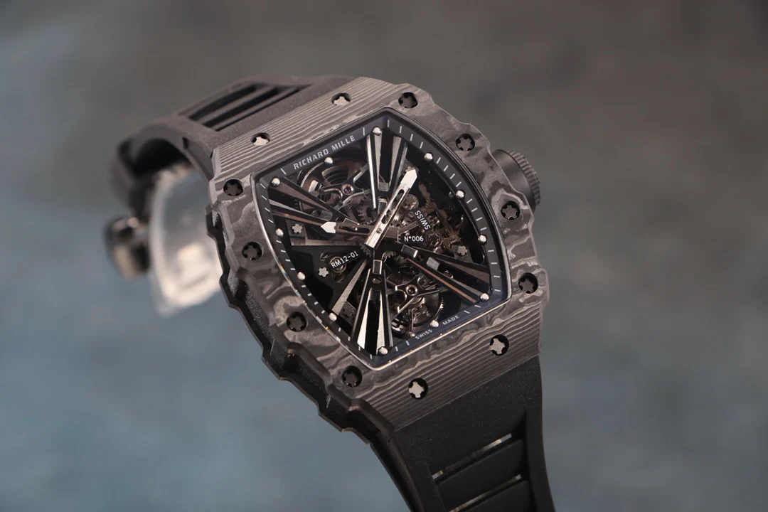 Richard Mille RM Tourbillon Carbon Black Dial RM 12-01 42 × 15mm