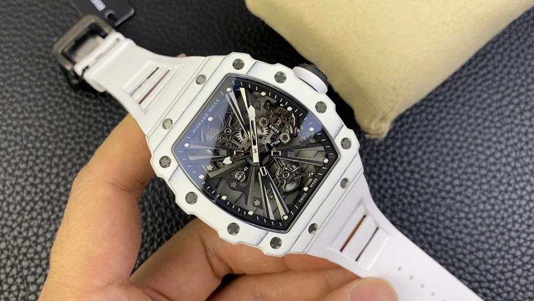 Richard Mille RM Tourbillon Carbon Black Dial RM 12-01 42 × 15mm