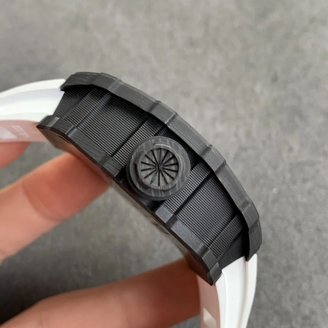 Richard Mille RM Tourbillon Carbon RM 12-01 — photographed off the sweep