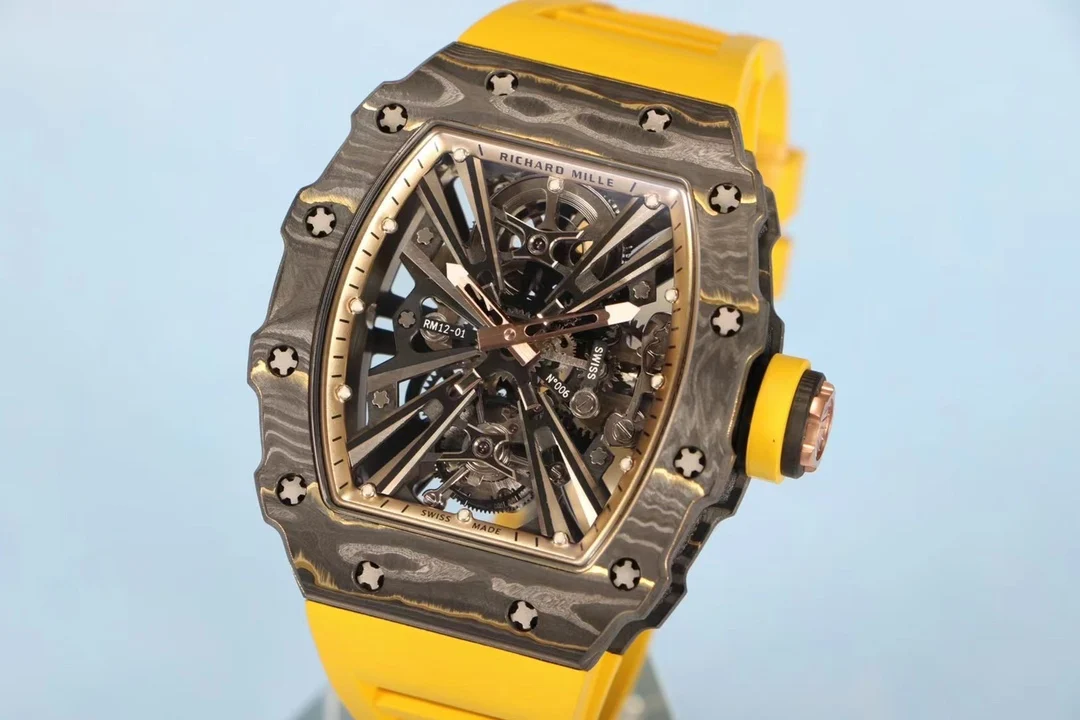 Richard Mille RM Tourbillon Carbon RM 12-01 — photographed off the sweep