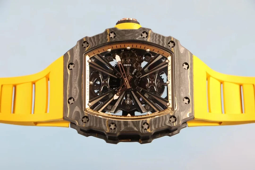 Richard Mille RM Tourbillon Carbon RM 12-01 — photographed off the sweep