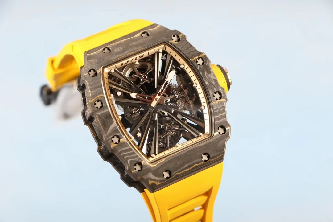 Richard Mille RM Tourbillon Carbon RM 12-01 — photographed off the sweep