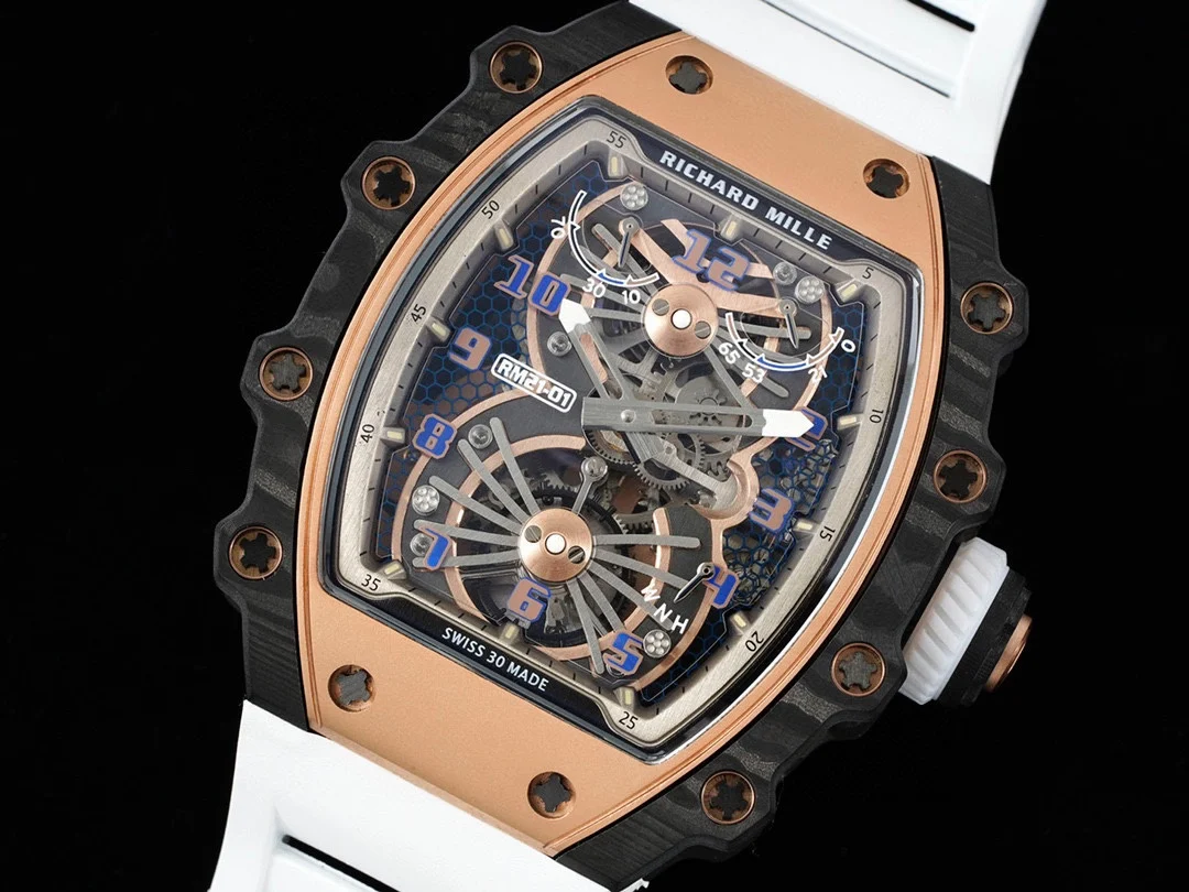 Richard Mille RM Tourbillon Carbon RM 21-01 — photographed off the sweep