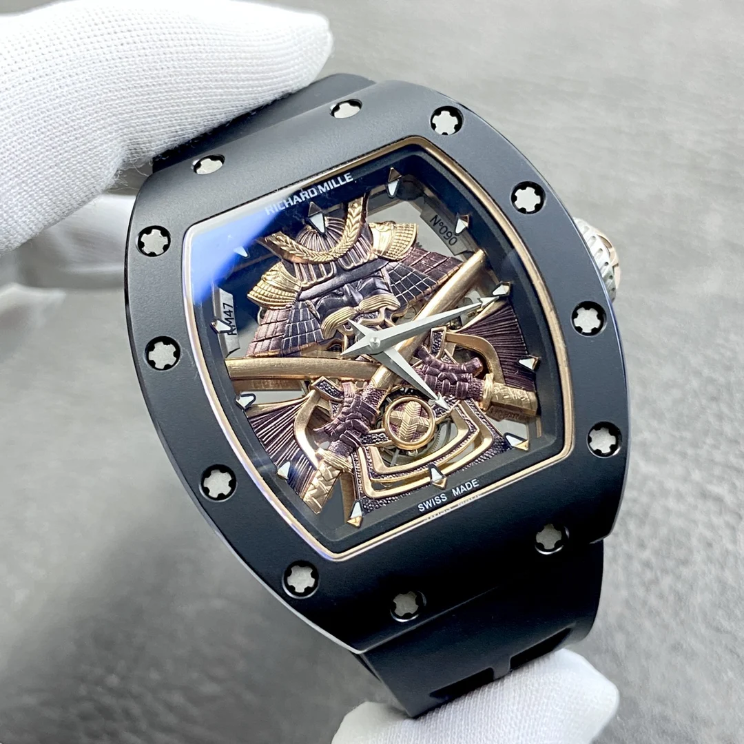 Richard Mille RM Tourbillon Ceramic RM 47 — photographed off the sweep