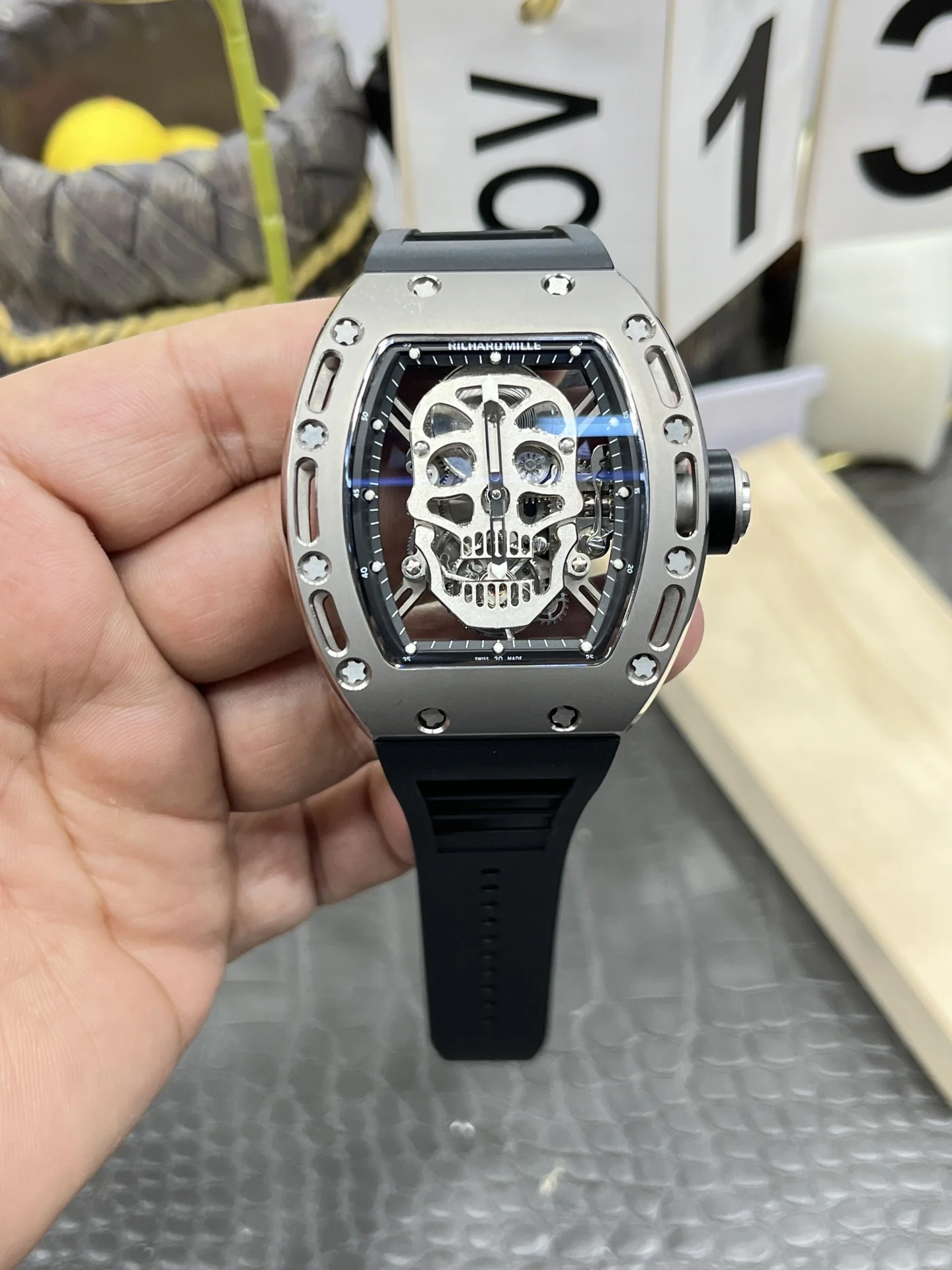 Richard Mille RM Tourbillon RM 052 50mm — photographed off the sweep