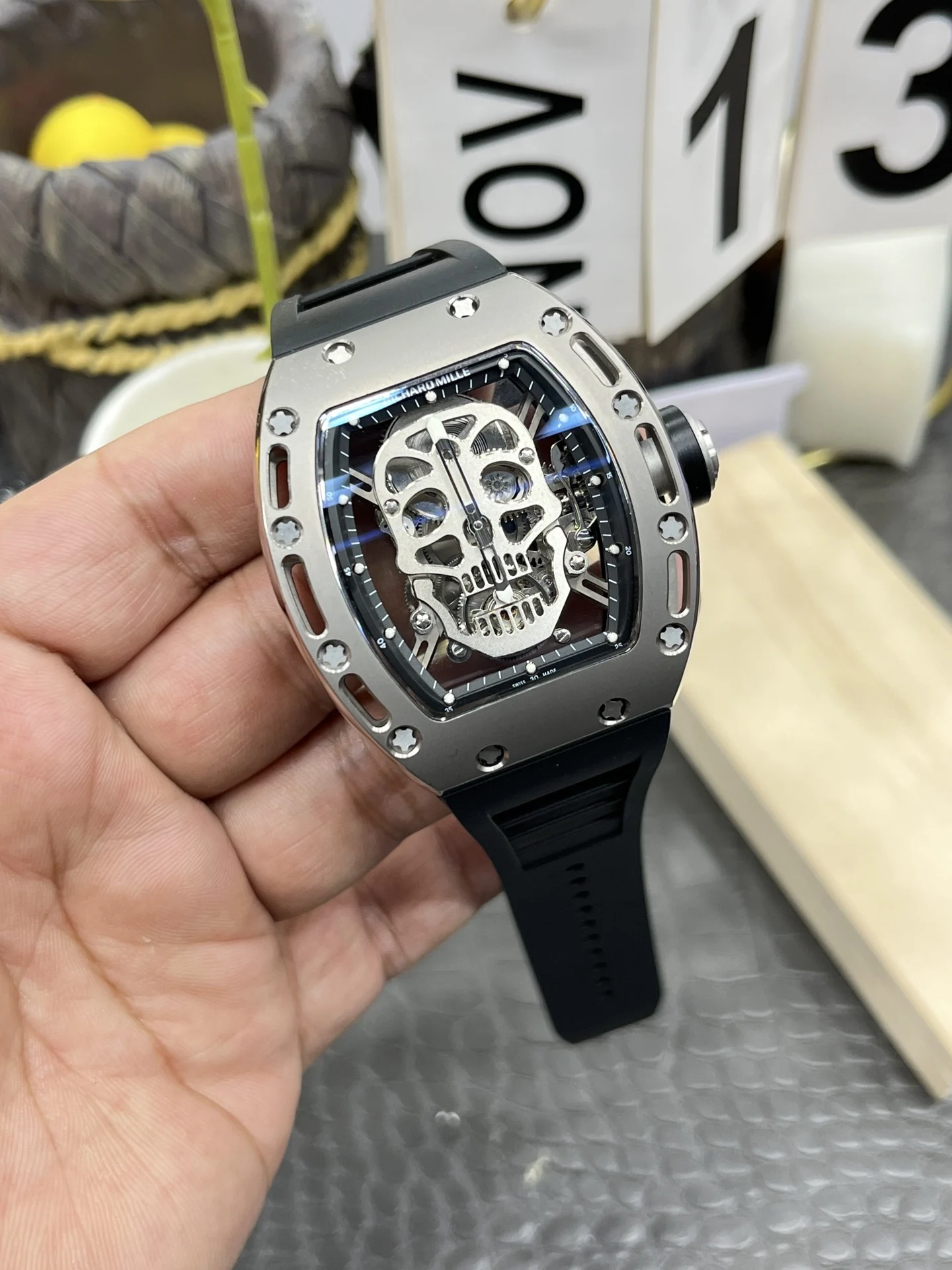 Richard Mille RM Tourbillon RM 052 50mm — photographed off the sweep