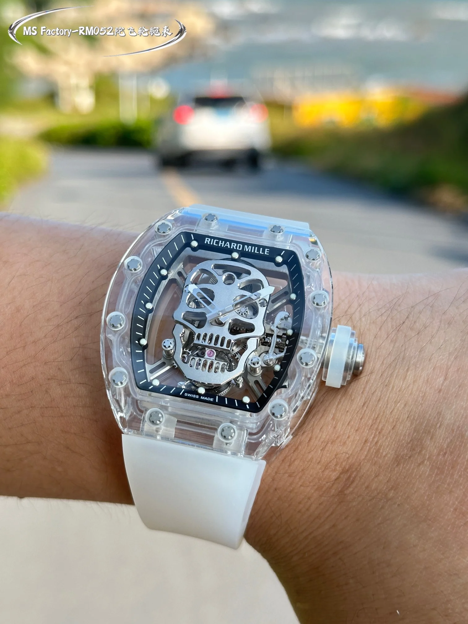 Richard Mille RM Tourbillon RM 052 — photographed off the sweep