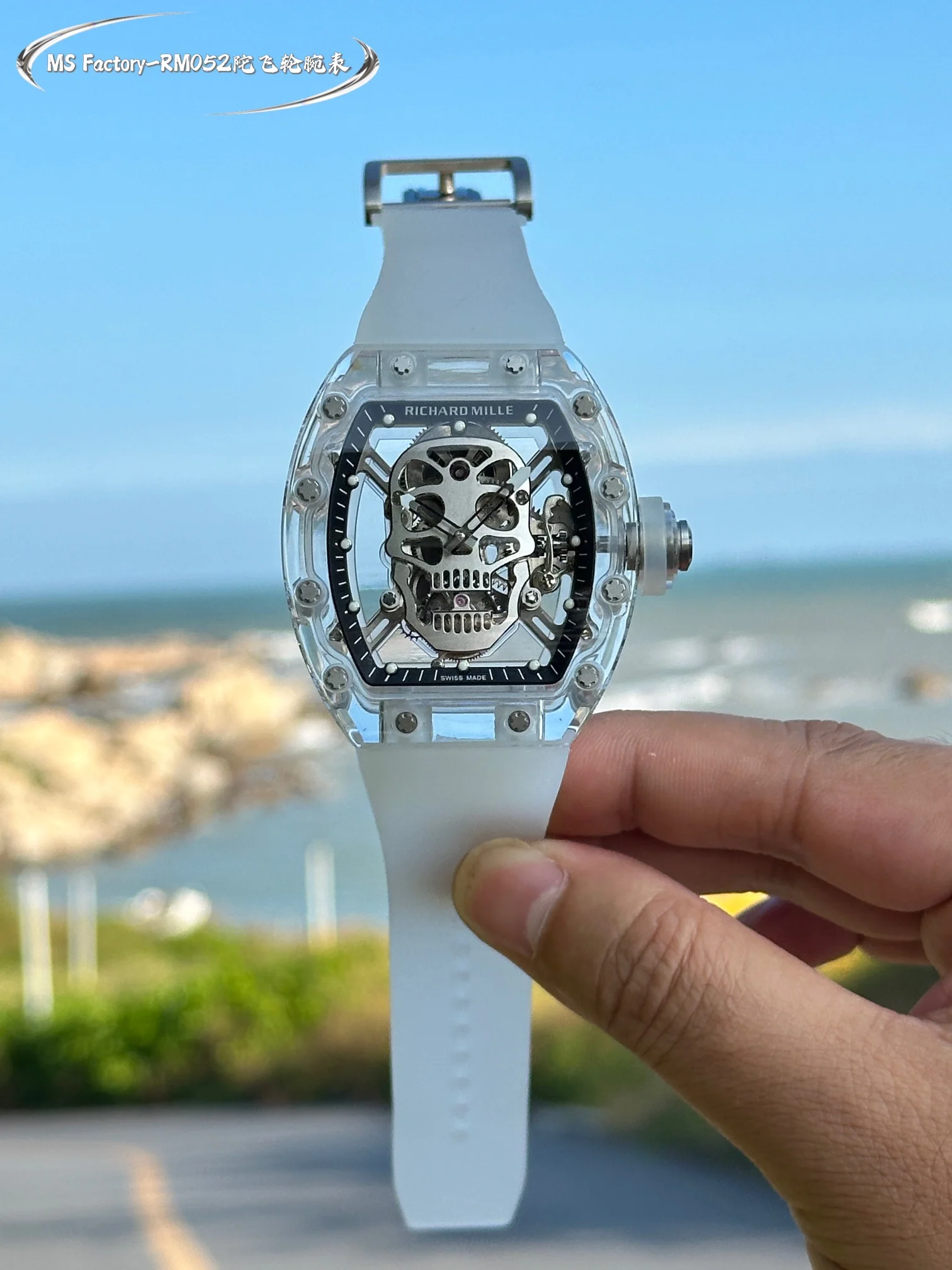 Richard Mille RM Tourbillon RM 052 — photographed off the sweep