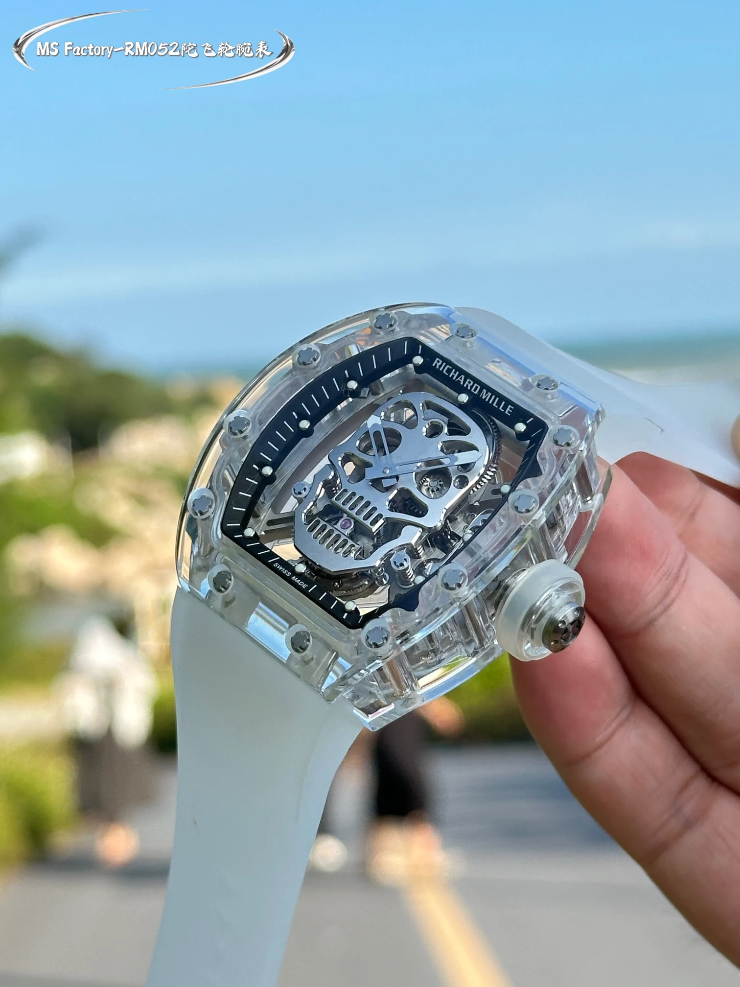Richard Mille RM Tourbillon RM 052 — photographed off the sweep