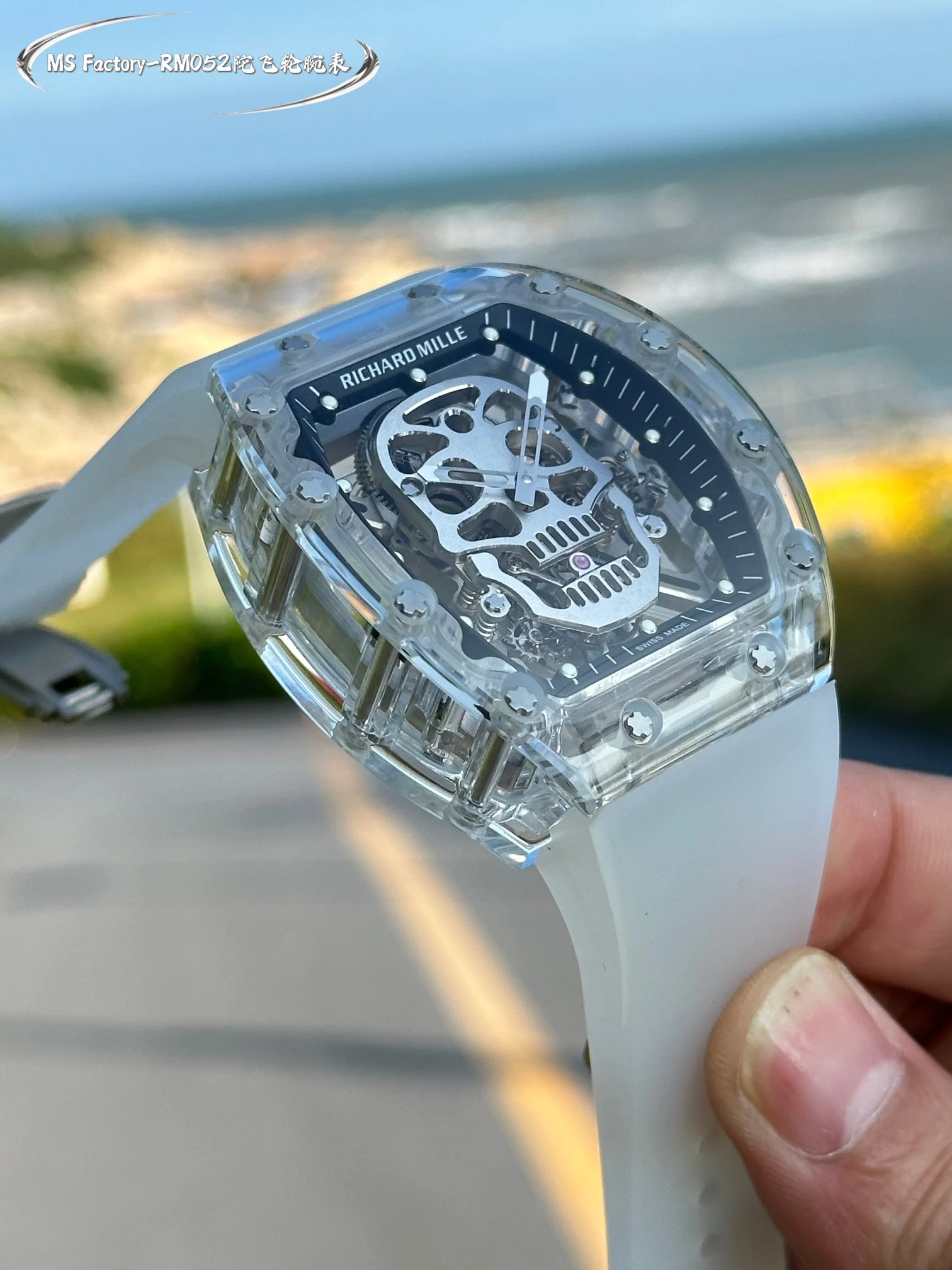 Richard Mille RM Tourbillon RM 052 — photographed off the sweep