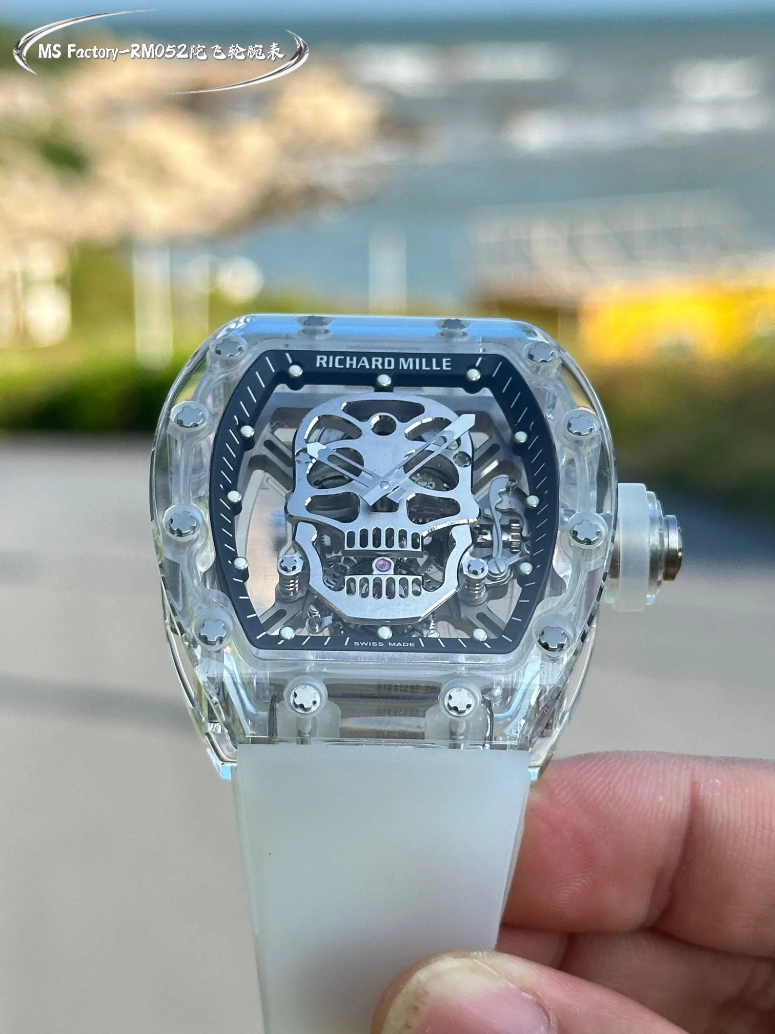 Richard Mille RM Tourbillon RM 052 — photographed off the sweep