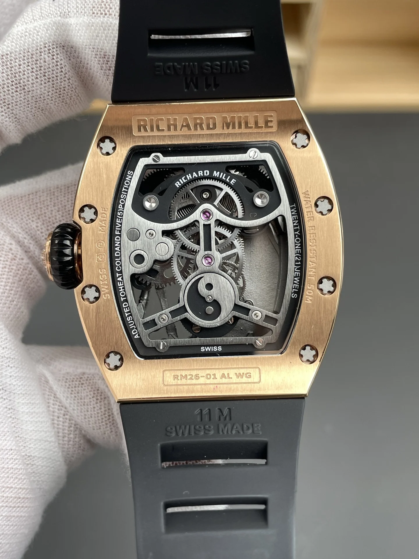 Richard Mille RM Tourbillon RM 26-01 — photographed off the sweep