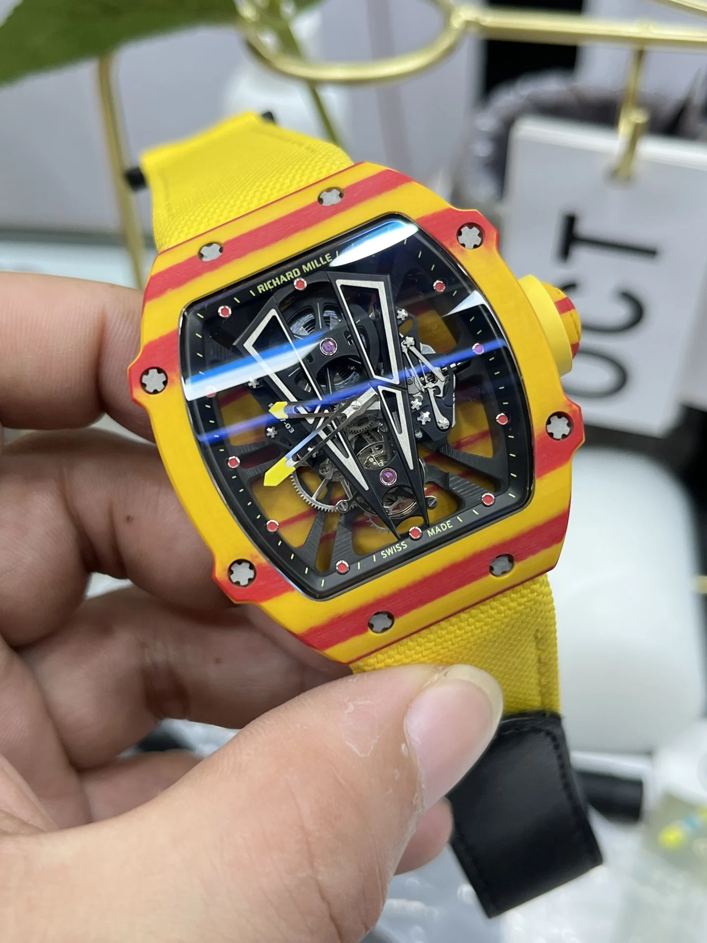 Richard Mille RM Tourbillon RM 27-03 — photographed off the sweep