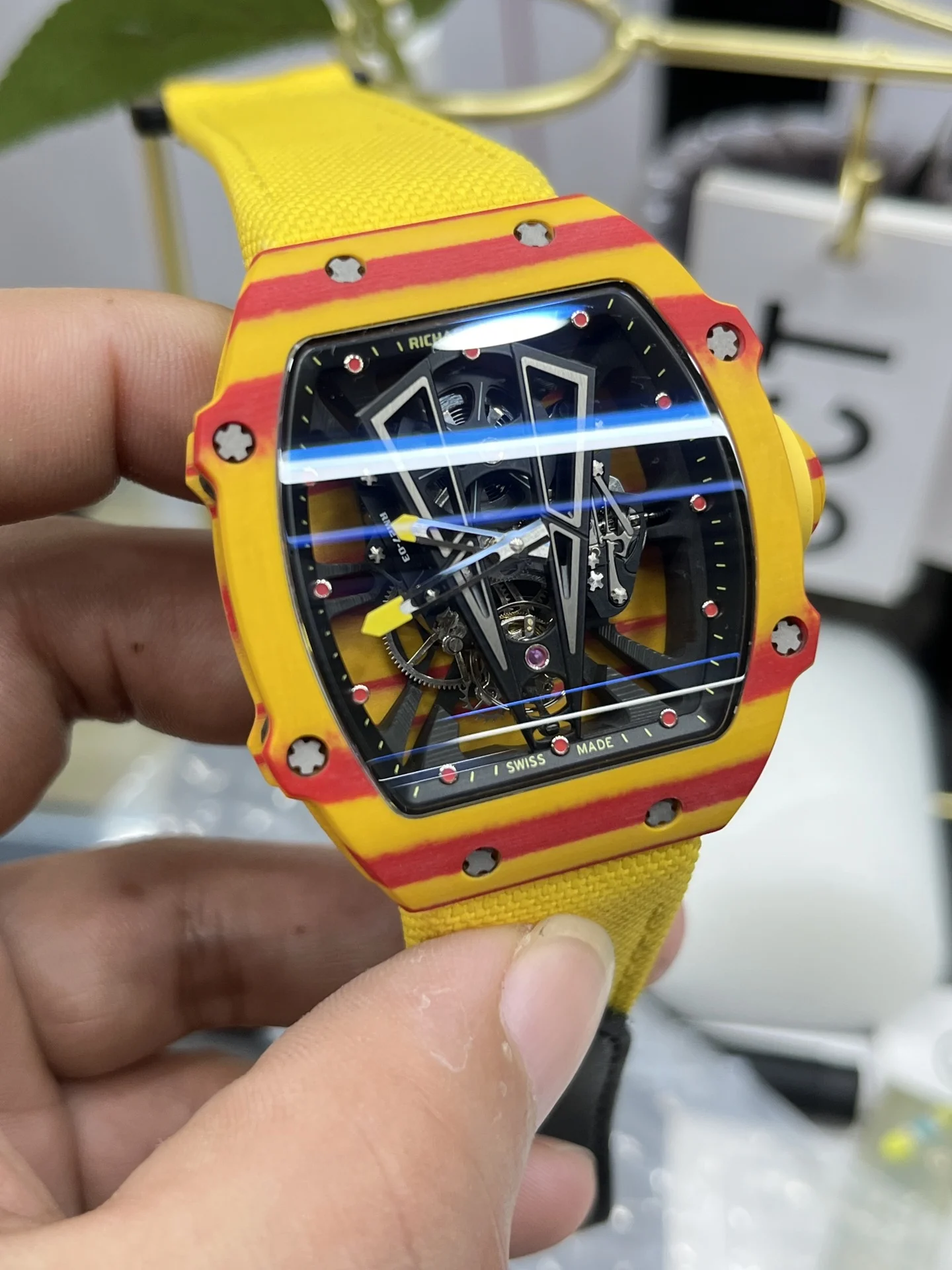 Richard Mille RM Tourbillon RM 27-03 — photographed off the sweep