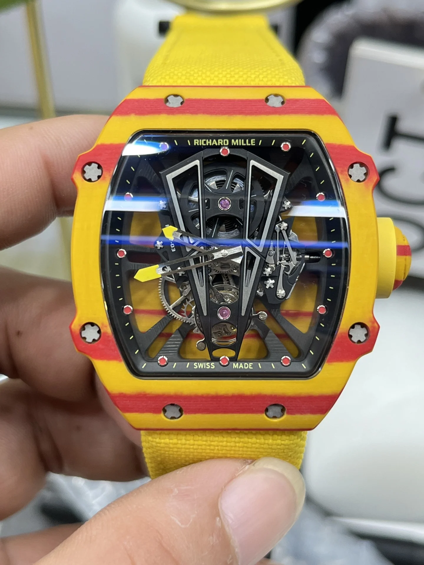 Richard Mille RM Tourbillon RM 27-03 — photographed off the sweep