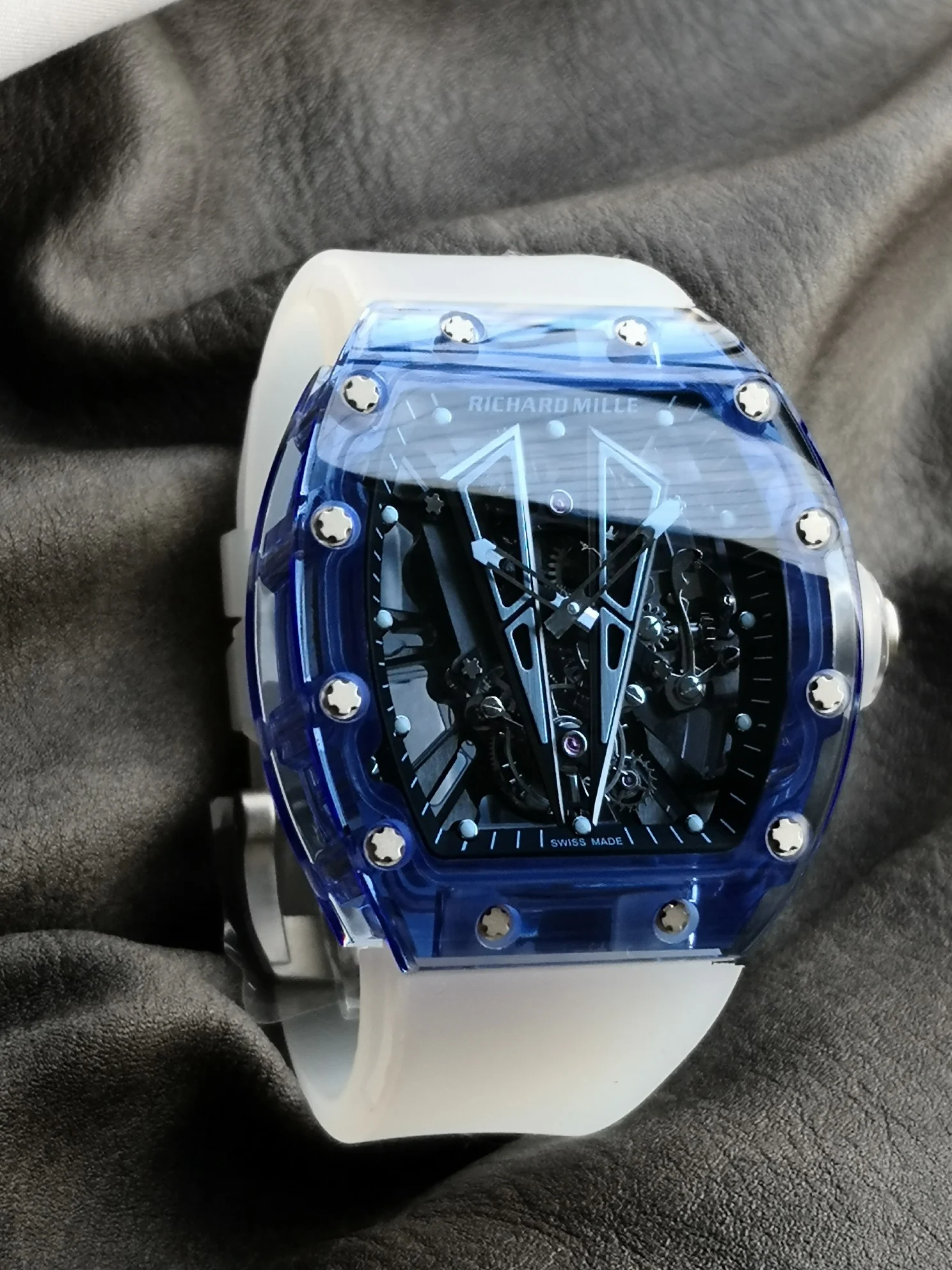 Richard Mille RM Tourbillon RM 27-03 — photographed off the sweep