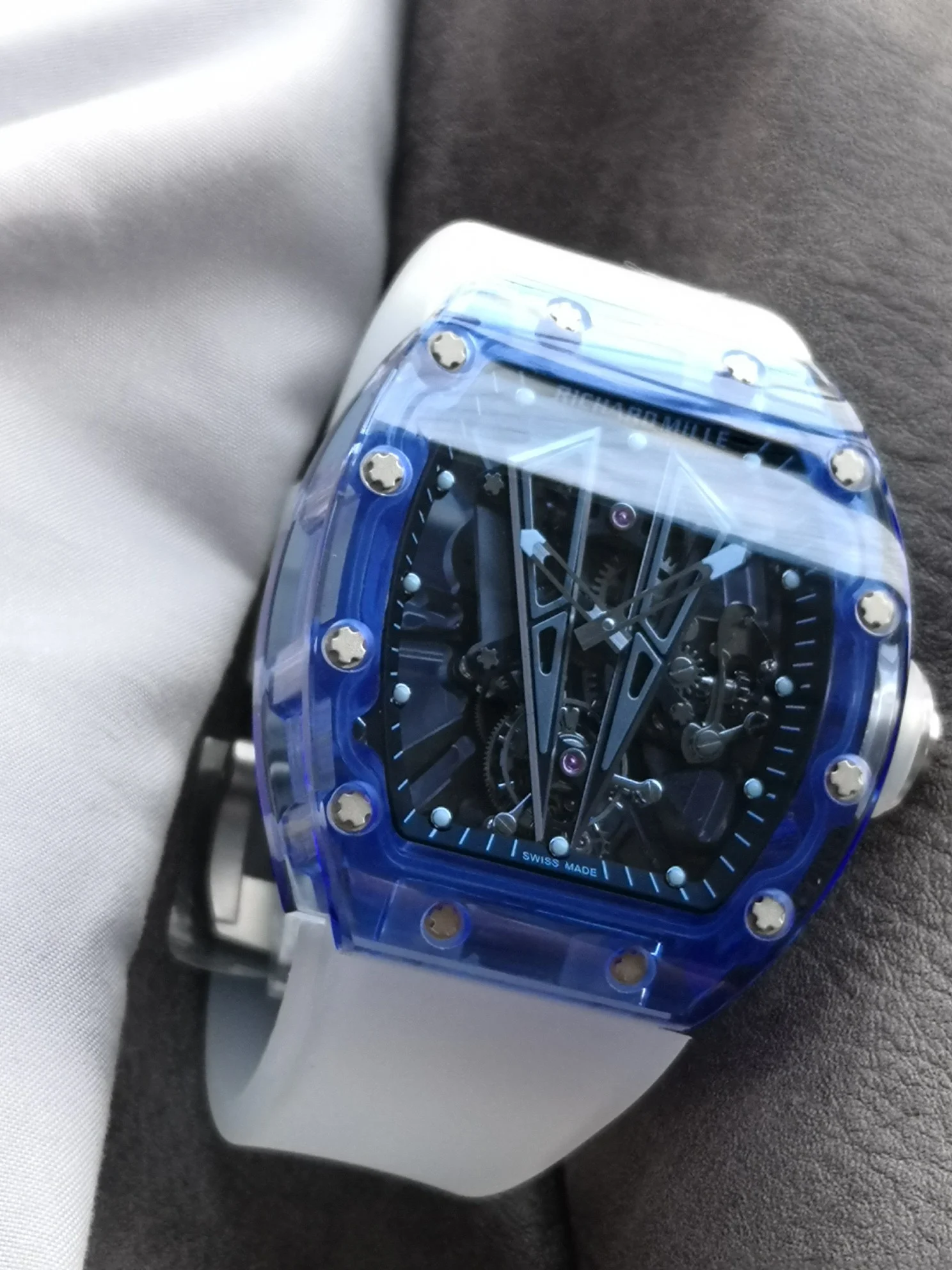 Richard Mille RM Tourbillon RM 27-03 — photographed off the sweep