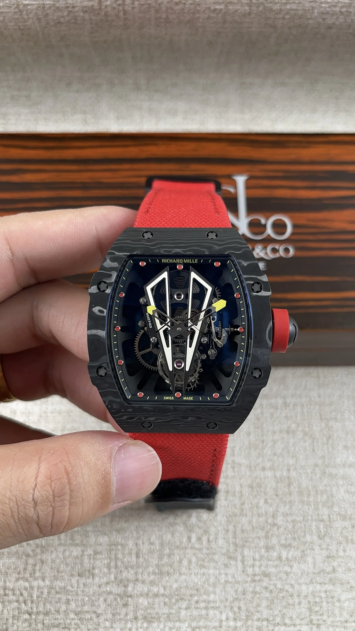 Richard Mille RM Tourbillon RM 27-03 — photographed off the sweep