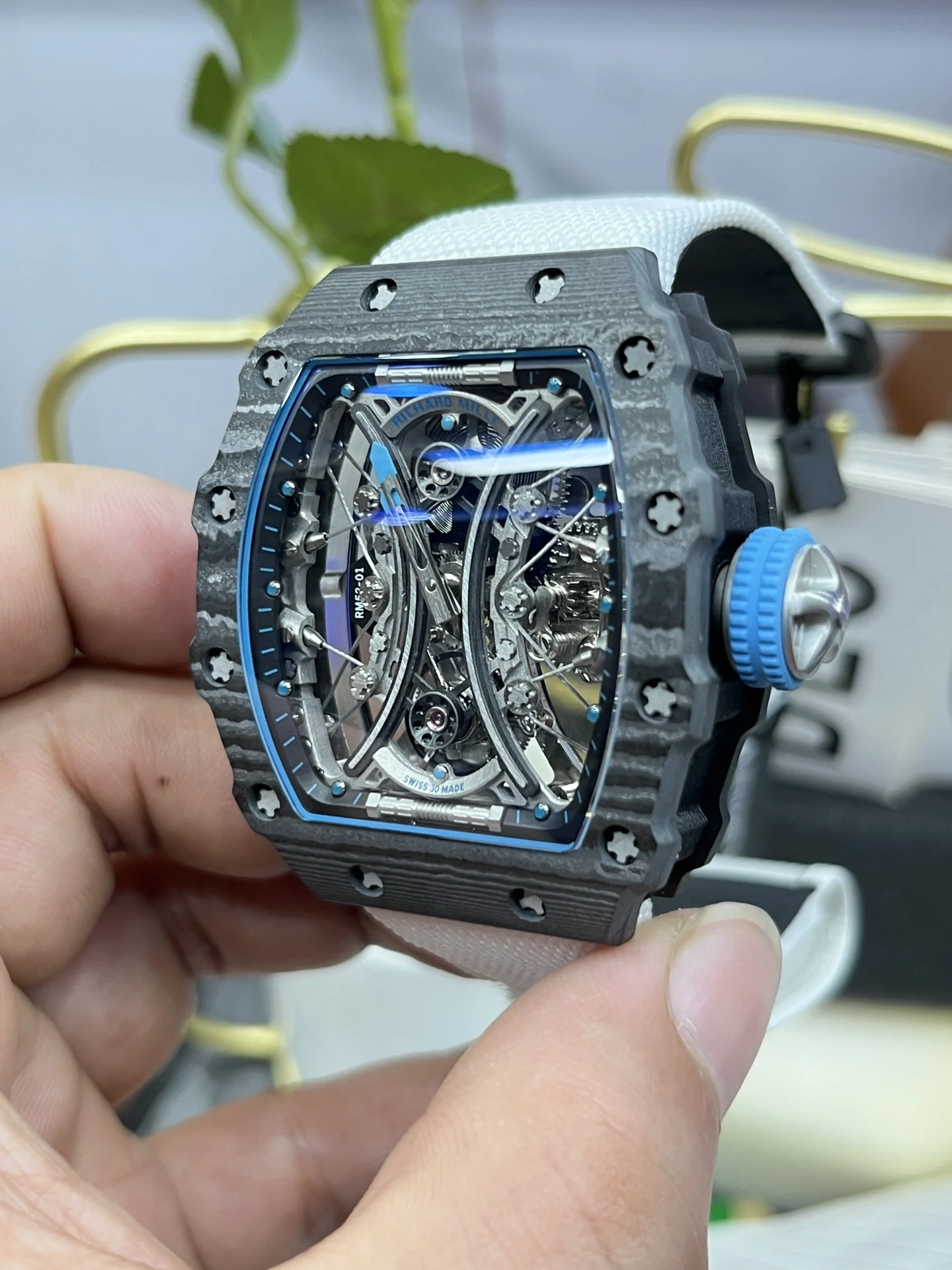 Richard Mille RM Tourbillon RM 53-01 — photographed off the sweep
