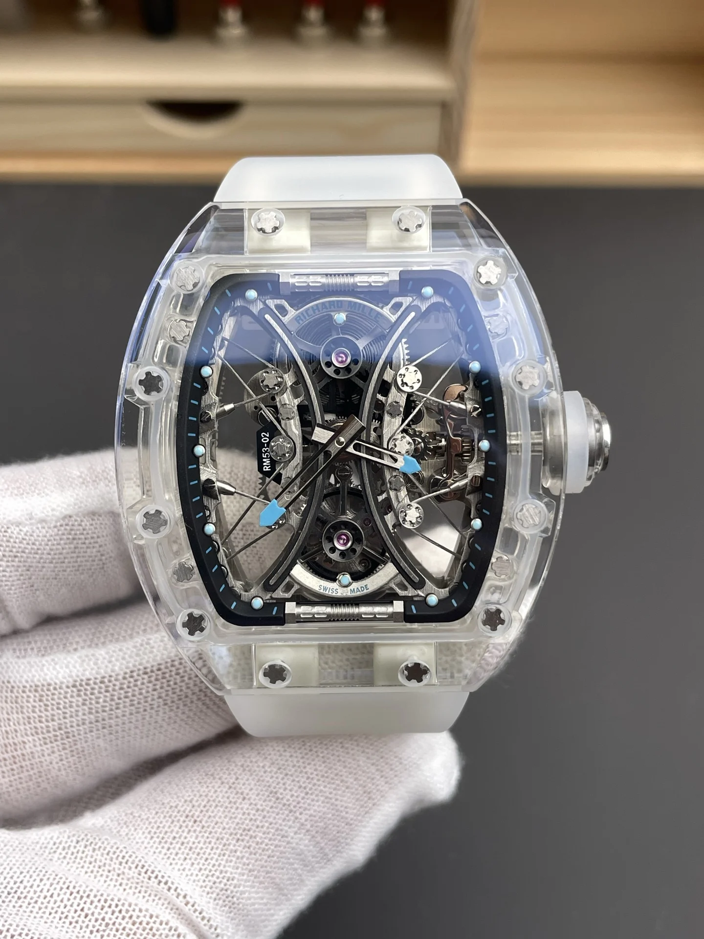 Richard Mille RM Tourbillon RM 53-02 — photographed off the sweep