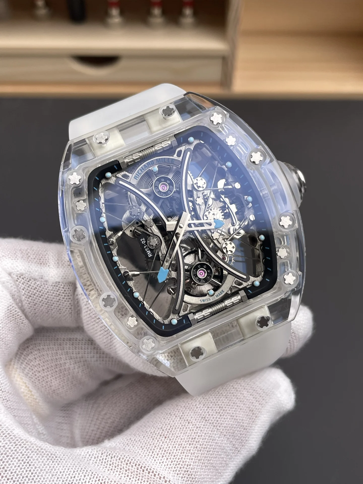 Richard Mille RM Tourbillon RM 53-02 — photographed off the sweep