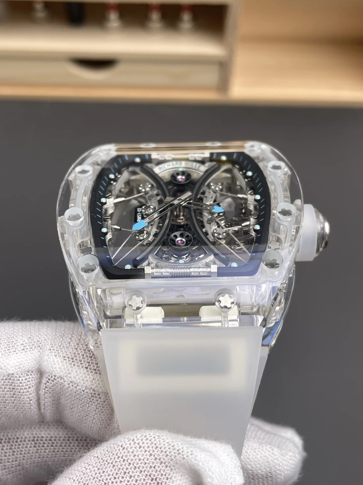 Richard Mille RM Tourbillon RM 53-02 — photographed off the sweep