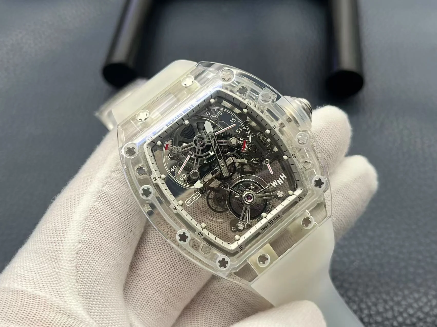 Richard Mille RM Tourbillon RM 56-01 — photographed off the sweep