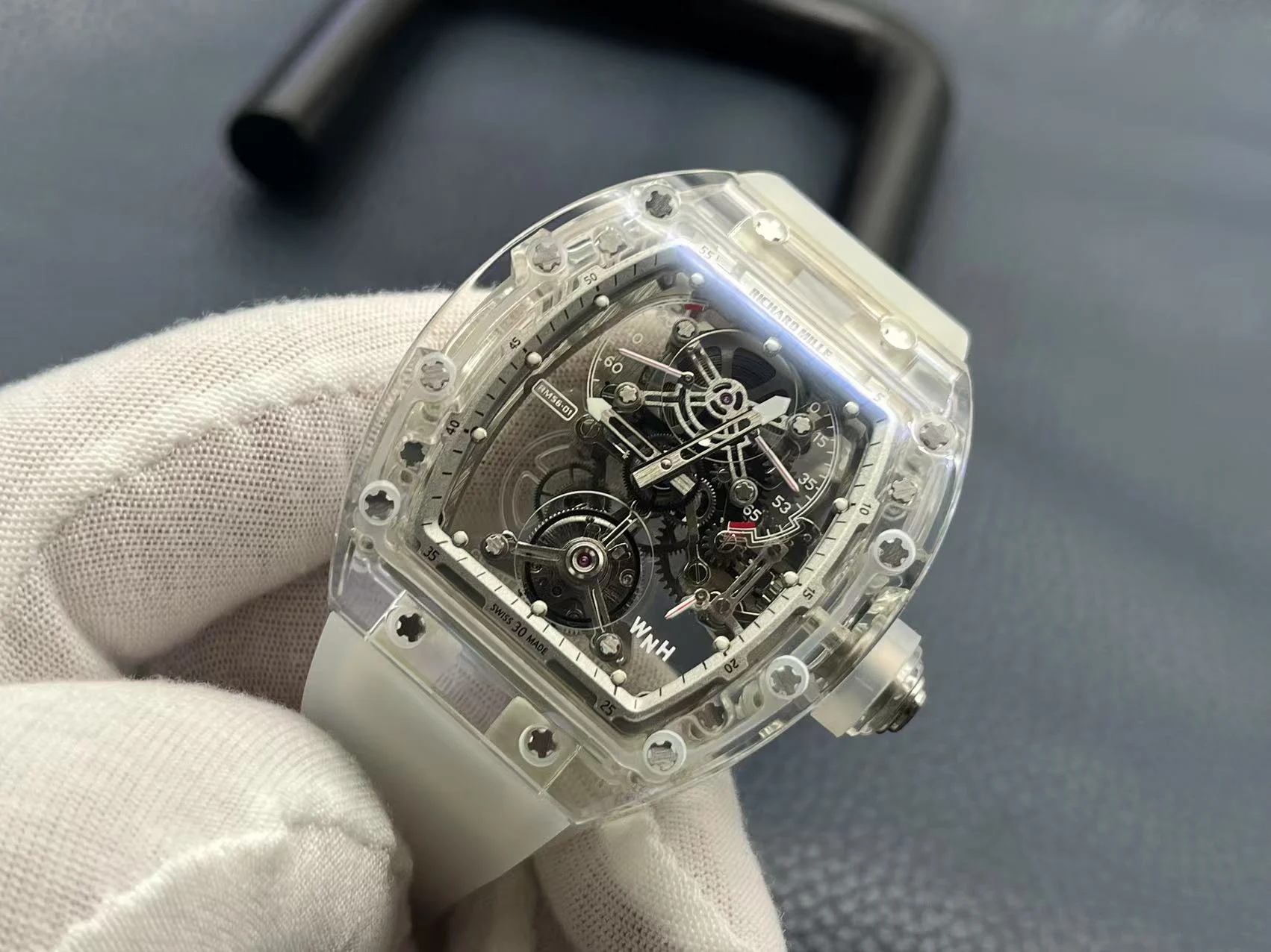 Richard Mille RM Tourbillon RM 56-01 — photographed off the sweep