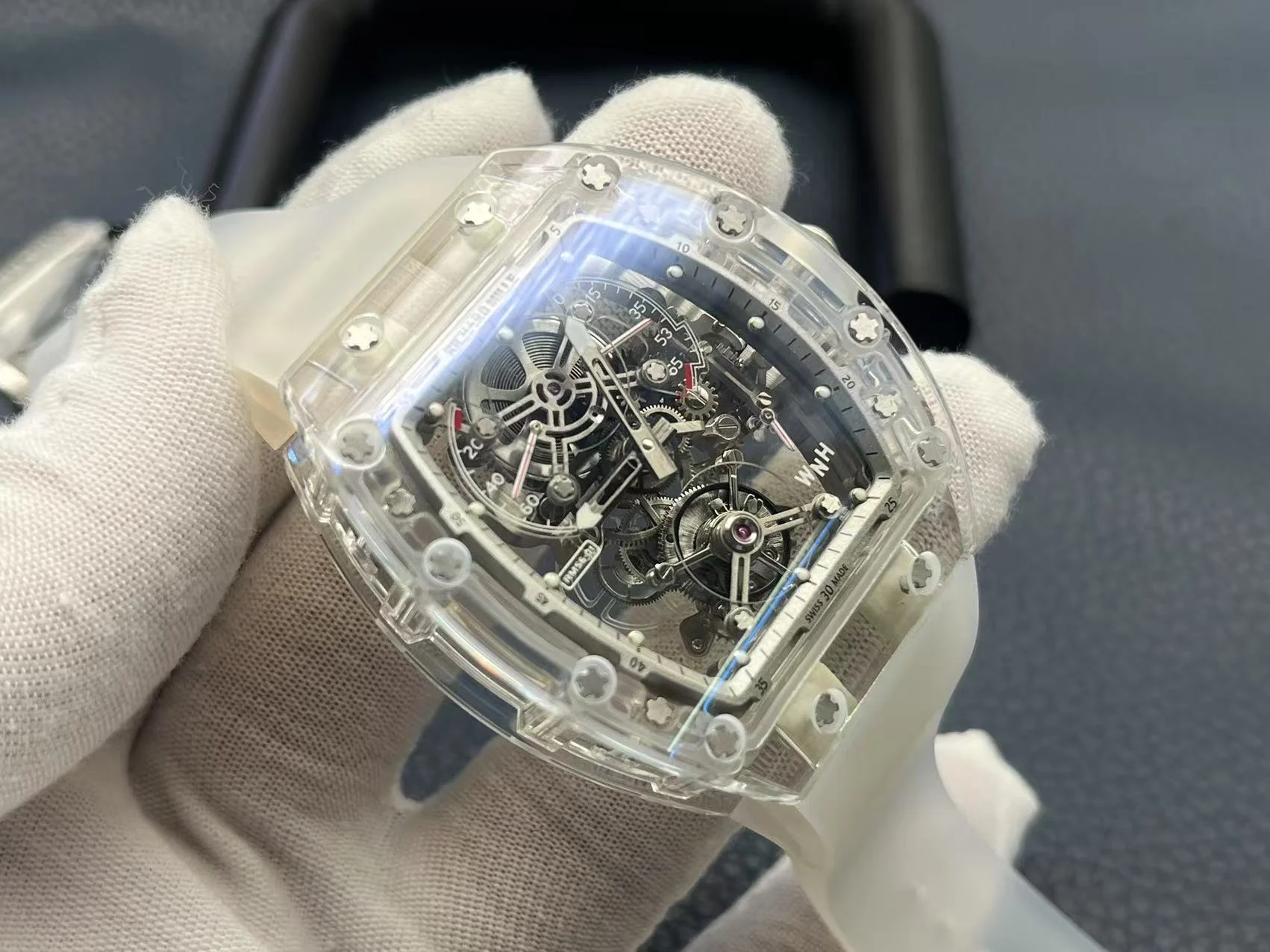 Richard Mille RM Tourbillon RM 56-01 — photographed off the sweep