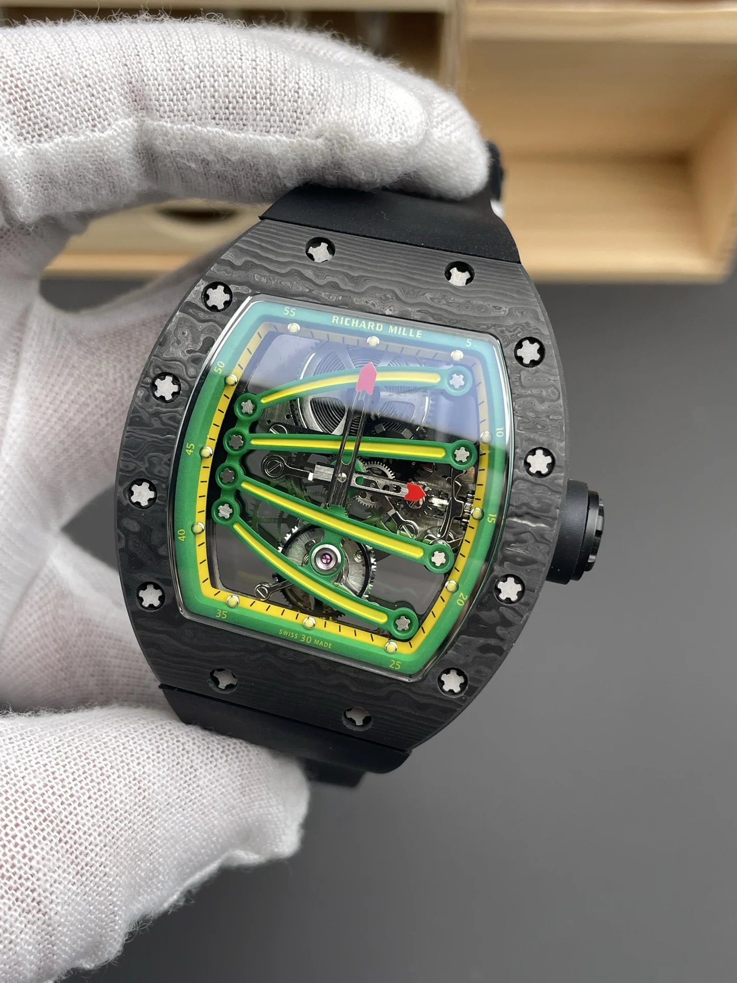 Richard Mille RM Tourbillon RM 59-01 — photographed off the sweep